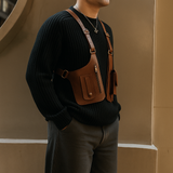 Luxury Leather Chest Bag