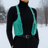 Luxury Leather Chest Bag